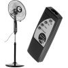 Juro-Pro Anemos Ανεμιστήρας Ορθοστάτης 60W Διαμέτρου 40cm με Τηλεχειριστήριο Μαύρος