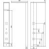 Karag Erato S9221 Στήλη Υδρομασάζ 133cm