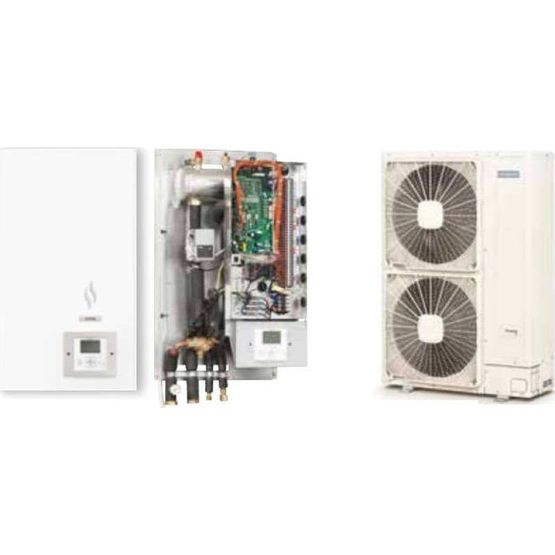 Hitachi Yutaki-S RWM-8.0NE / RAS-8WHNPE Αντλία Θερμότητας 20kW Τριφασική 60°C Split