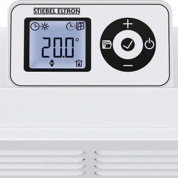 Stiebel Eltron CWM 1000 P SE09003A Θερμοπομπός Τοίχου 1000W με Ηλεκτρονικό Θερμοστάτη 42.6x45cm Λευκό