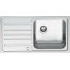 Karag BL 802 ΡΔ Ένθετος Νεροχύτης Inox Σατινέ Μ86xΠ50cm Δεξιός