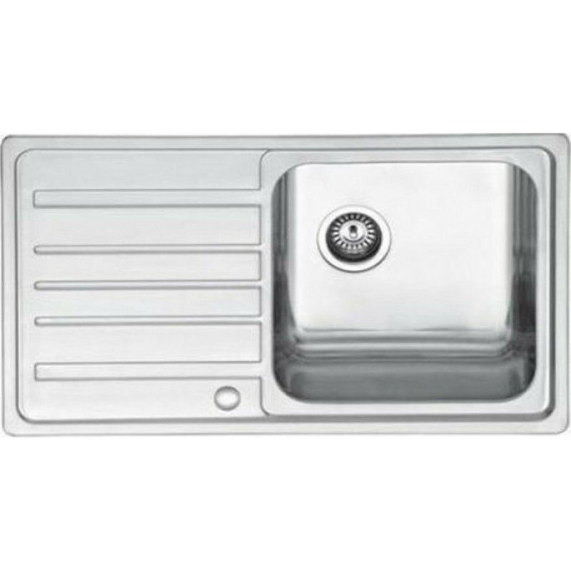 Karag BL 802 ΡΔ Ένθετος Νεροχύτης Inox Σατινέ Μ86xΠ50cm Δεξιός