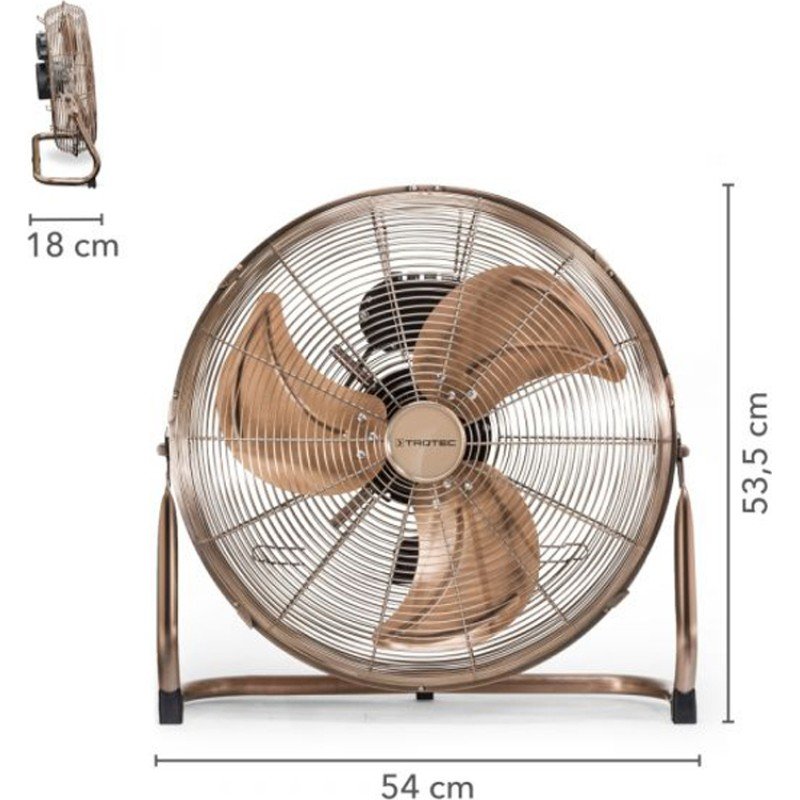Trotec TVM 17 Ανεμιστήρας Δαπέδου 100W Διαμέτρου 45cm