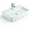 Karag LT2173 Επικαθήμενος Νιπτήρας Πορσελάνης 60x42x12cm Λευκός