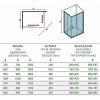 Karag New Flora 100 NFL1007070180 Καμπίνα Ντουζιέρας με Συρόμενη Πόρτα 70x70x180cm Clear Glass Chrome