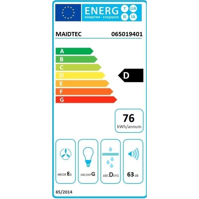 Maidtec Nadoro Απορροφητήρας Καμινάδα 60cm Inox