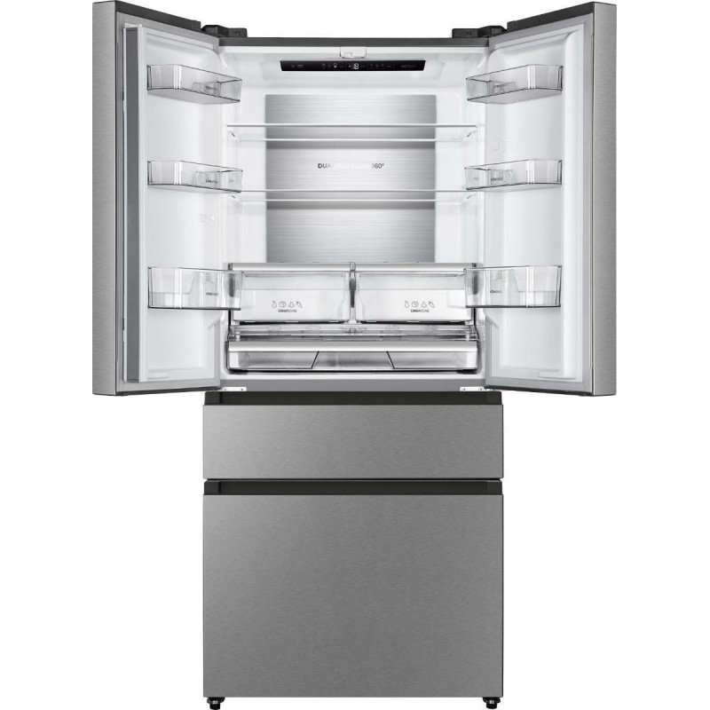 Gorenje NRM8181UX Ψυγείο Ντουλάπα 480lt NoFrost Υ181.7xΠ79.4xΒ70.6εκ. Inox