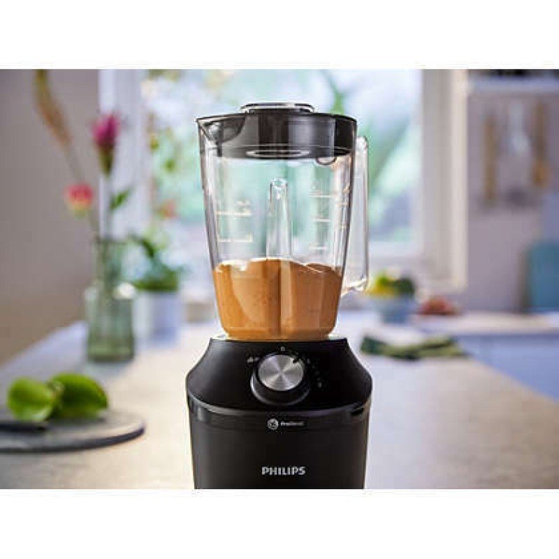 Philips Μπλέντερ για Smoothies με Γυάλινη Κανάτα 1.25lt 600W Μαύρο HR2291/01 Philips Μπλέντερ για Smoothies με Γυάλινη Κανάτα 1.25lt 600W Μαύρο HR2291/01