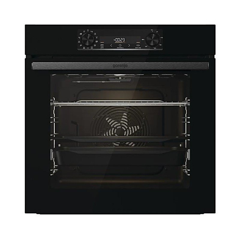 Gorenje BOS6737E06BG + ECT43X Φούρνος άνω Πάγκου 77lt με Κεραμικές Εστίες Π59.5εκ. Μαύρος