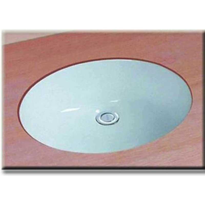 Gloria Isa Garda Big 17-0211 Υποκαθήμενος Νιπτήρας Πορσελάνης 56x44x19cm Λευκός