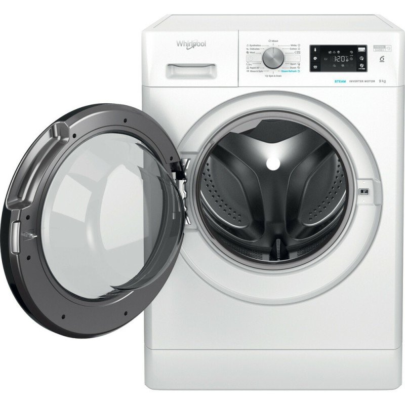 Whirlpool Πλυντήριο Ρούχων 9kg με Τεχνολογία Ατμού 1400 Στροφών 6th Sense FFB 9469 BV EE