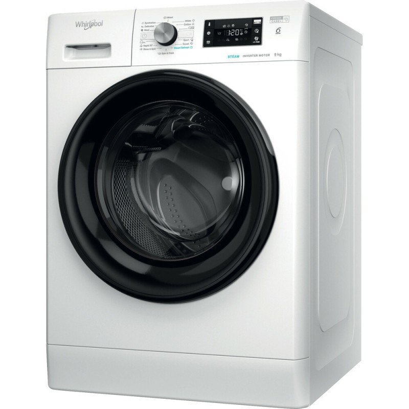 Whirlpool Πλυντήριο Ρούχων 9kg με Τεχνολογία Ατμού 1400 Στροφών 6th Sense FFB 9469 BV EE