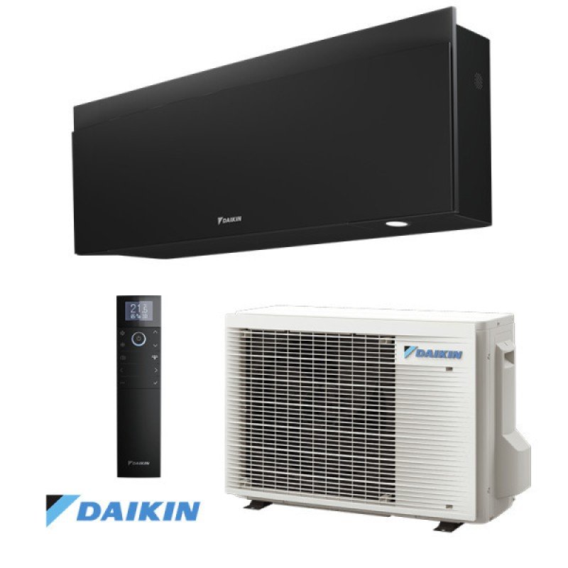Daikin Emura FTXJ25AB/RXJ25A Κλιματιστικό Inverter 9000 BTU A+++/A+++ με WiFi Black
