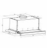 Gruppe Forte Συρόμενος Απορροφητήρας 60cm Inox