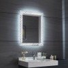 Gloria Grilia 77-0113 Ορθογώνιος Καθρέπτης Μπάνιου Led Αφής 60x80cm