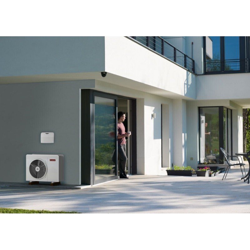 Ariston Nimbus Pocket 120 M T Net Αντλία Θερμότητας 12kW Τριφασική 60°C Monoblock