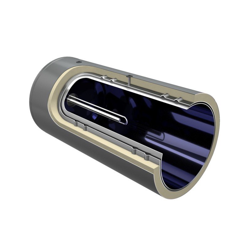 Calpak Mark 5 Ηλιακός Θερμοσίφωνας 200 λίτρων Glass Διπλής Ενέργειας με 3τ.μ. Συλλέκτη