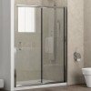Karag New Flora 500 NFL500120 Διαχωριστικό Ντουζιέρας με Συρόμενη Πόρτα 120x180cm Clear Glass