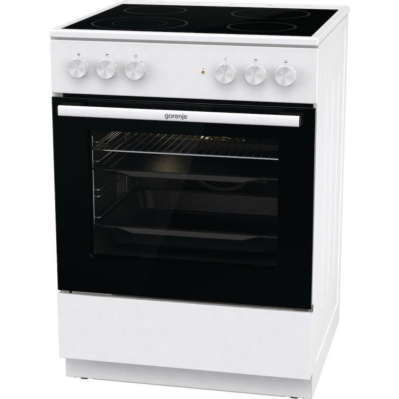 Gorenje GEC6A41WC Κουζίνα 71lt με Κεραμικές Εστίες Π60εκ. Λευκή