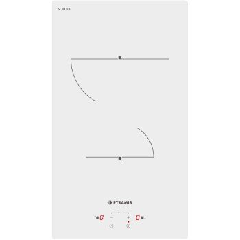 Pyramis PHC31210FMW Domino Κεραμική Εστία Αυτόνομη 29x51εκ.