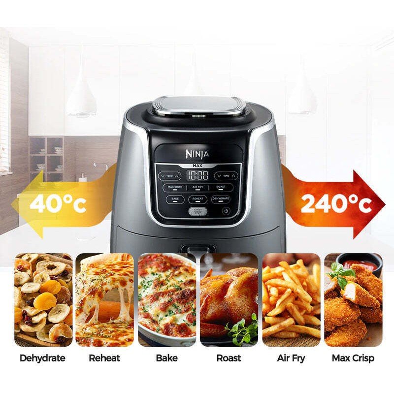 Ninja Air Fryer με Wi-Fi 5.2lt Γκρι AF160EU