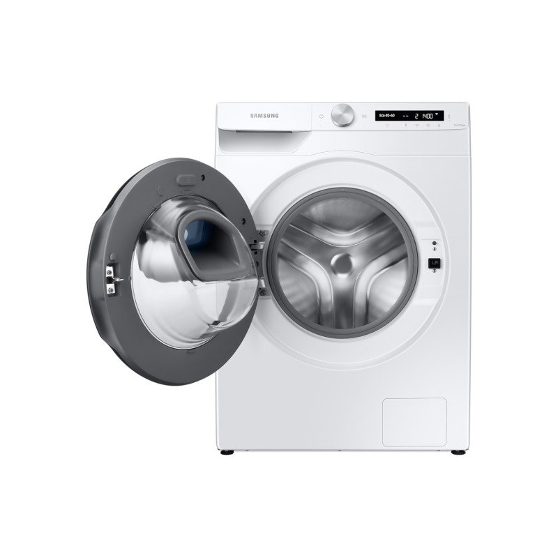 Samsung Πλυντήριο Ρούχων 8kg με Τεχνολογία Ατμού 1400 Στροφών Ecobubble WW80T554DAW/S6