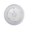 Gruppe LDGD046 Ανεμιστήρας Οροφής 46cm με Φως και Τηλεχειριστήριο Λευκός