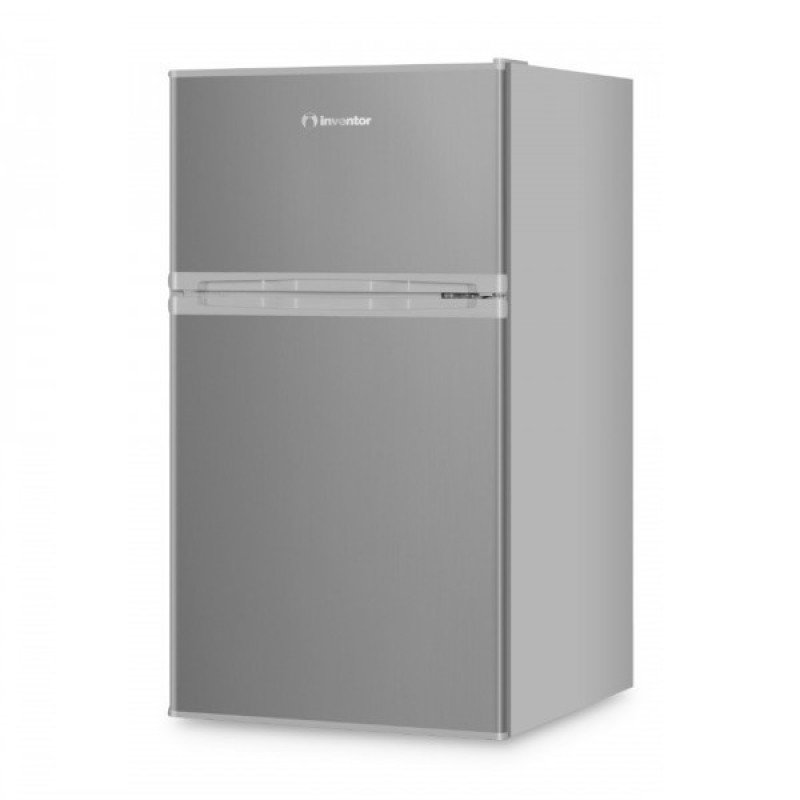Inventor Ψυγείο Δίπορτο 85lt Υ85xΠ48xΒ51.5εκ. Inox DPC852LS