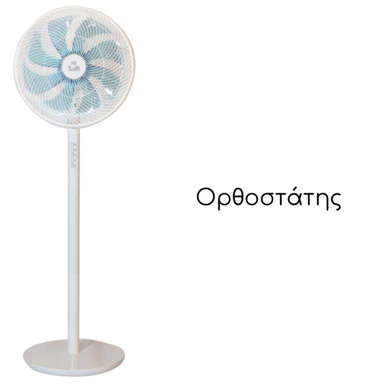 IQ PSF-3531 Ανεμιστήρας Ορθοστάτης 70W Διαμέτρου 35cm Λευκός 