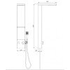 Karag Thassos A7138 Στήλη Υδρομασάζ 120cm