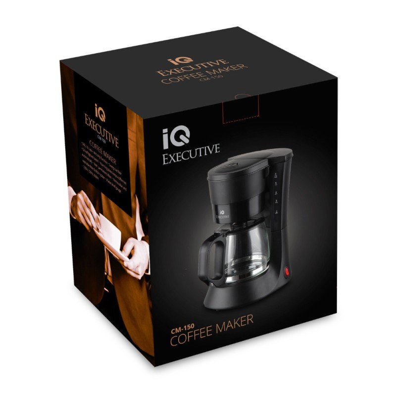 IQ Executive CM-150 Καφετιέρα Φίλτρου 600W Black