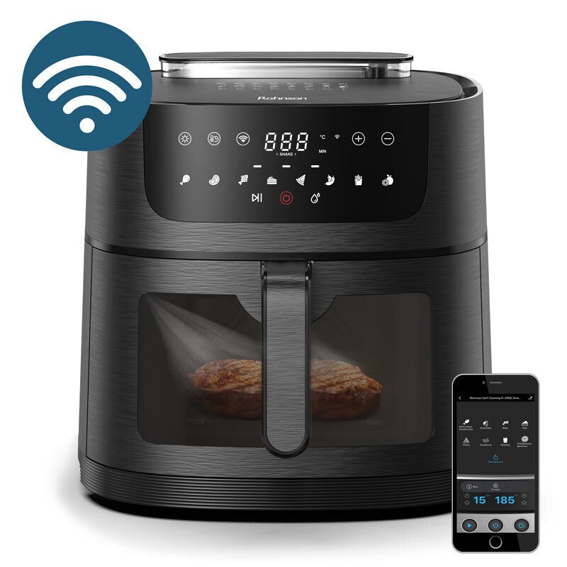 Rohnson R-2858 Air Fryer με Wi-Fi 8lt Μαύρο Rohnson R-2858 Air Fryer με Wi-Fi 8lt Μαύρο