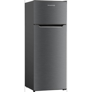 Philco Ψυγείο Δίπορτο 206lt Υ143xΠ55xΒ55εκ. Inox PRD-222XE