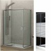 Karag New Flora 100 Καμπίνα Ντουζιέρας με Συρόμενη Πόρτα 70x110x180cm Serigrafato