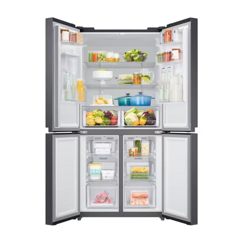 Samsung Ψυγείο Ντουλάπα 488lt NoFrost Υ179.3xΠ83.3xΒ74εκ. Μαύρο RF48A401EB4/EF