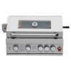 Thermogatz TGH-BI-B4-G Ψησταριά Υγραερίου Σχάρας 72.3x46εκ. με 4 Εστίες 19.3kW και Μάτι Υπερύθρων