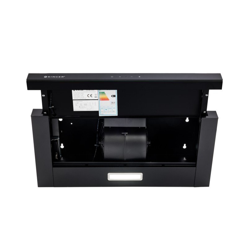 Singer TELESCOPIC 601A Συρόμενος Απορροφητήρας 60cm Μαύρος