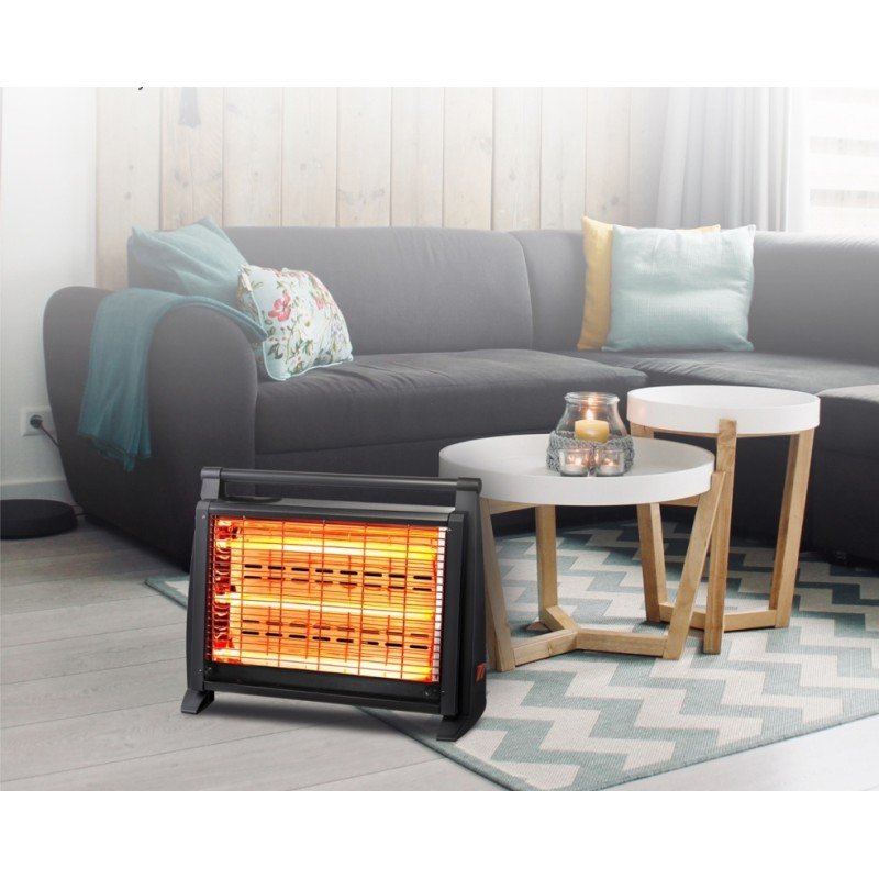 Luxell LX-2832 Σόμπα Χαλαζία 1500W Μαύρο