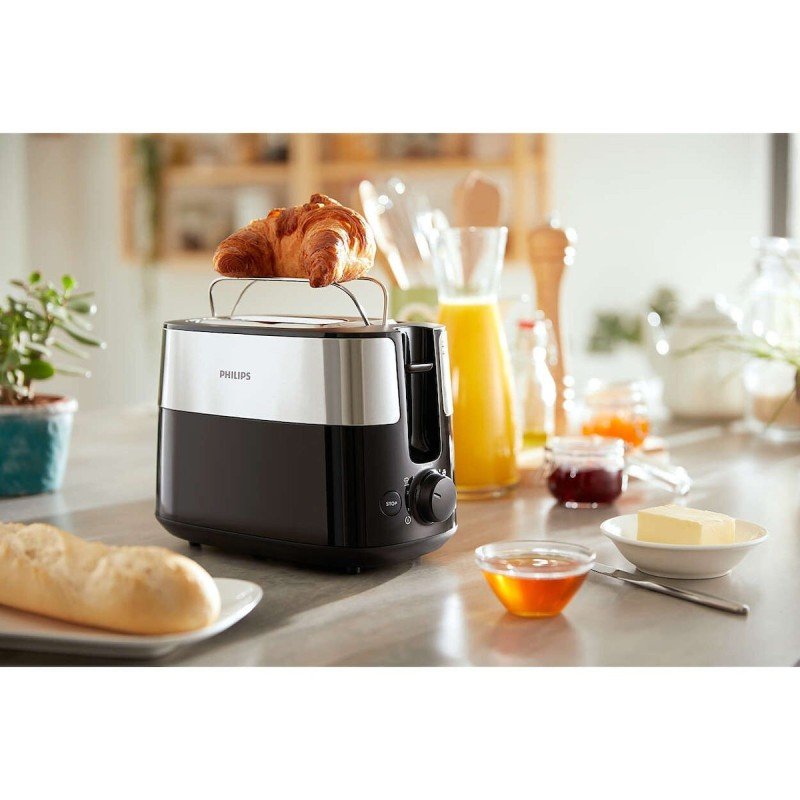 Philips S6504827 Φρυγανιέρα 2 Θέσεων 830W Μαύρη