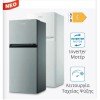 Inventor Ψυγείο Δίπορτο 413lt Total NoFrost Υ172.3xΠ70xΒ67εκ. Inox DP1770IN