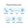 Refinair AP-C120A Ιονιστής / Καθαριστής Αέρα 14W Black για Χώρους 30m²