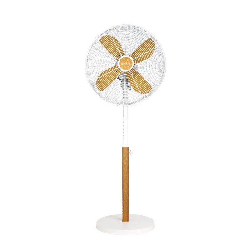 Gruppe FD-40MH Ανεμιστήρας Ορθοστάτης 55W Ivory - Wood
