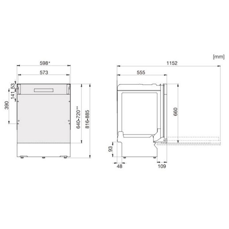 Gorenje Πλήρως Εντοιχιζόμενο Πλυντήριο Πιάτων για 16 Σερβίτσια Π59.8xY81.6εκ. GV643E90 20012648