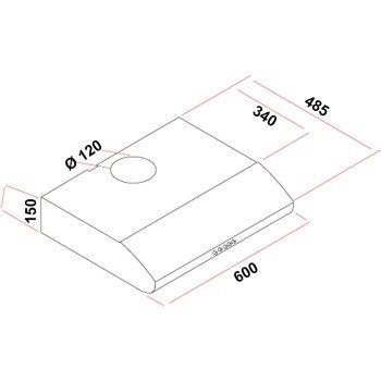 Silifo Ελεύθερος Απορροφητήρας 60cm Inox SF6683 Silifo Ελεύθερος Απορροφητήρας 60cm Inox SF6683