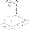 Silifo SF6619 Απορροφητήρας Καμινάδα 60cm Inox
