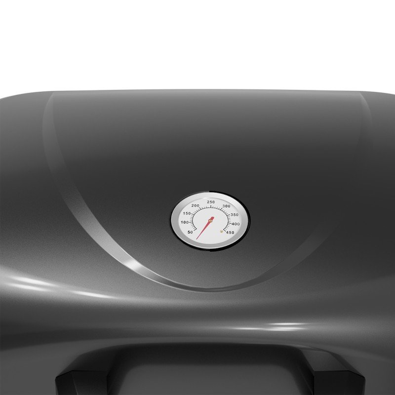 Thermogatz GS GRILL 2 + Plancha Ψησταριά Υγραερίου Μαντεμένιας Σχάρας και Πλάκας με 2 Εστίες 5kW και Πλαϊνό Μάτι