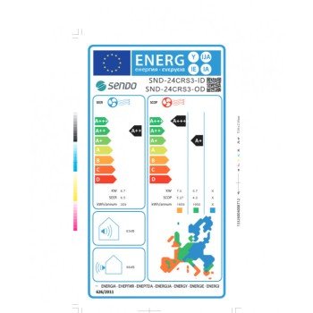 Sendo Cronus Κλιματιστικό Inverter 24000 BTU A++/A+++ με Ιονιστή και WiFi