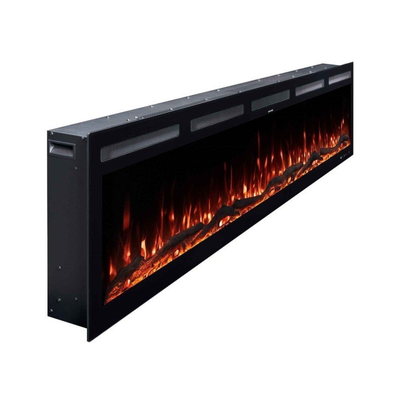 Hitense Επιτοίχιο Ηλεκτρικό Τζάκι 1600W 182.8x12.7cm Γκρι SUPERIOR-72