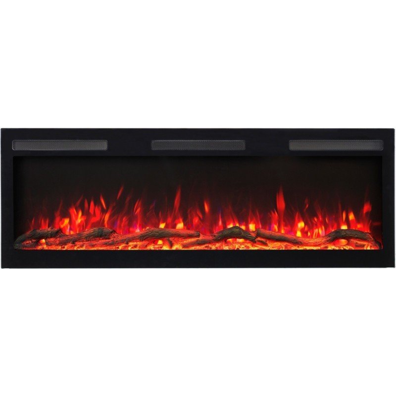Hitense Επιτοίχιο Ηλεκτρικό Τζάκι 1600W 127x12.7cm Γκρι SUPERIOR-50