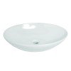 Gloria Bel Lara 17-4874 Επικαθήμενος Νιπτήρας Πορσελάνης 41x33.5x15cm Λευκός
